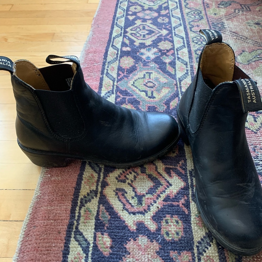 Blundstone 1671 Women’s Series Heeled Boots Black Leather